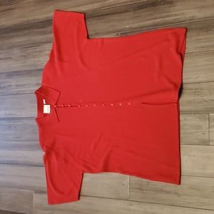 3/$15 🌜Red button down sweater